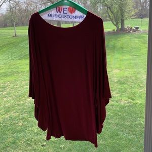 Red dress long sleeve